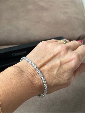 🥰Tennis Bracelet with cubic zirconia diamonds